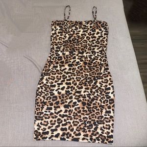 Cheetah print dress